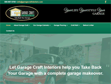 Tablet Screenshot of garagecraftinteriors.com